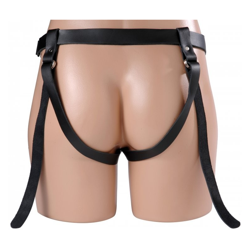 Two strap dildo harness
